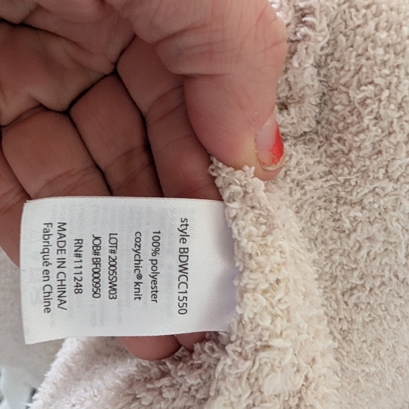 CozyChic® Knit In the Wild Long Sleeve Leopard Print Short Robe XL - Picture 5 of 8